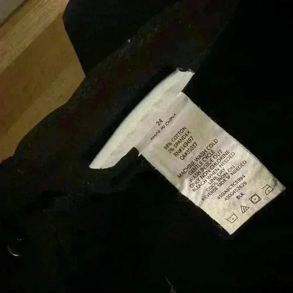 Joes Jeans Black Wax Coated Jeans - Picture 3 of 4